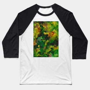 Emerald Patterns 1 Baseball T-Shirt